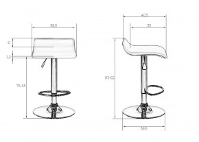 Стул барный DOBRIN TOMMY, красный в Можге - mozhga.mebel24.online | фото 8