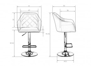 Стул барный DOBRIN VICTOR, чёрный в Можге - mozhga.mebel24.online | фото 6