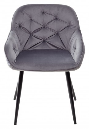 Стул BREEZE BLUVEL-14 GREY, велюр / черный каркас М-City в Можге - mozhga.mebel24.online | фото 5