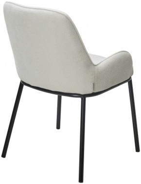 Стул BRIO CATO-01 Белый, фактурная ткань / черный каркас, ®DISAUR в Можге - mozhga.mebel24.online | фото 5