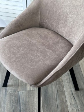 Стул CASA, 360 град. поворот. B5 Капучино, велюр / черный каркас,М-City в Можге - mozhga.mebel24.online | фото 3
