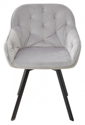 Стул GALE 360 град. поворот. BLUVEL-03 LIGHT GREY, велюр/ черный каркас, М-City в Можге - mozhga.mebel24.online | фото 3