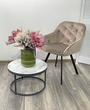 Стул GALE 360 град. поворот. BLUVEL-40 BEIGE, велюр/ черный каркас, М-City в Можге - mozhga.mebel24.online | фото 2