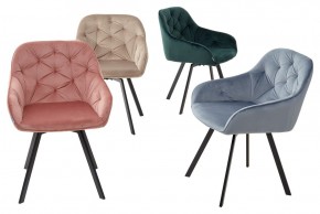Стул GALE 360 град. поворот. BLUVEL-40 BEIGE, велюр/ черный каркас, М-City в Можге - mozhga.mebel24.online | фото 3