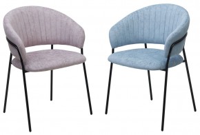 Стул ГЕММА, цвет RAIN 13 blue, велюр / черный каркас М-City в Можге - mozhga.mebel24.online | фото 8
