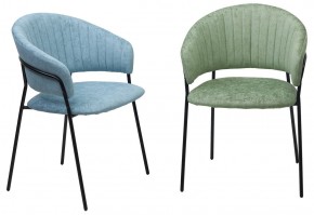 Стул ГЕММА, цвет RAIN 7 breeze, велюр / черный каркас М-City в Можге - mozhga.mebel24.online | фото 6