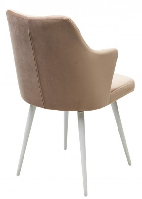 Стул HERMAN 360 град. БЕЖЕВЫЙ #5, велюр / белый каркас М-City в Можге - mozhga.mebel24.online | фото 7