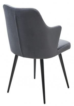 Стул HERMAN 360 град. BM-3 ТЕМНО-СЕРЫЙ, велюр / черный каркас М-City в Можге - mozhga.mebel24.online | фото 4