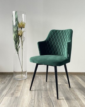 Стул HERMAN 360 град. ЗЕЛЕНЫЙ #19, велюр / черный каркас М-City в Можге - mozhga.mebel24.online | фото 2