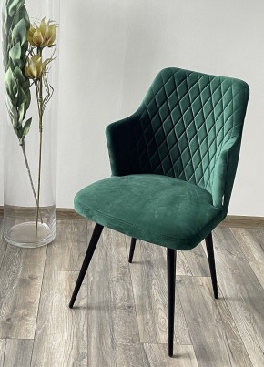 Стул HERMAN 360 град. ЗЕЛЕНЫЙ #19, велюр / черный каркас М-City в Можге - mozhga.mebel24.online | фото 3