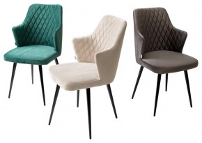 Стул HERMAN 360 град. ЗЕЛЕНЫЙ #19, велюр / черный каркас М-City в Можге - mozhga.mebel24.online | фото 7