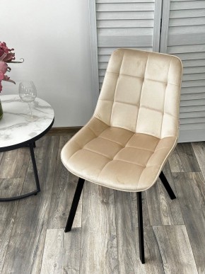 Стул ONION G062-03 светлый беж, велюр/ черный каркас М-City в Можге - mozhga.mebel24.online | фото 2