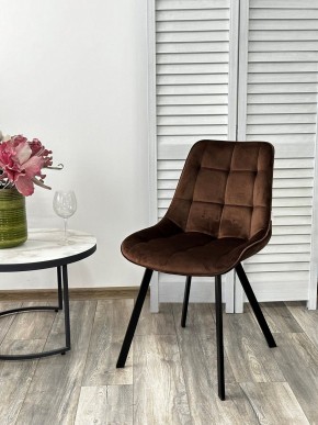 Стул ONION G062-10 шоколадный, велюр/ черный каркас М-City в Можге - mozhga.mebel24.online | фото 3