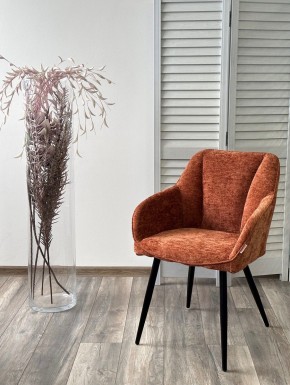 Стул REFLET 3018-09 терракотовый, шенилл / черный каркас, ®DISAUR в Можге - mozhga.mebel24.online | фото 2