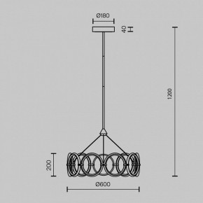 Светильник на штанге Maytoni Link MOD357PL-L40BS3K в Можге - mozhga.mebel24.online | фото 5