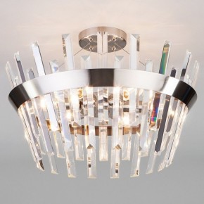 Светильник на штанге TK Lighting Steccato 10111/5 сатин-никель/прозрачный хрусталь Strotskis в Можге - mozhga.mebel24.online | фото 1