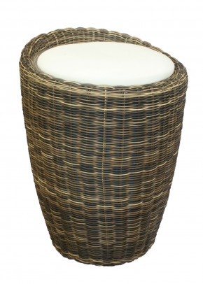Табурет с местом для хранения LM-1100Rattan, кремовый в Можге - mozhga.mebel24.online | фото