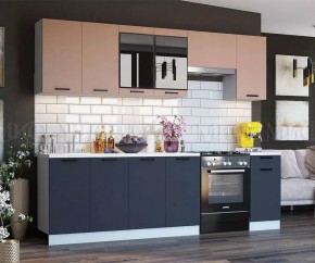 ТЕХНО Кухонный гарнитур 2,6 м Компоновка №3 в Можге - mozhga.mebel24.online | фото 4