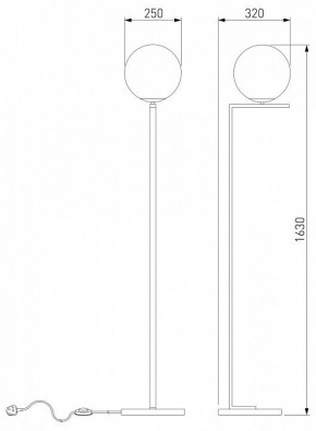 Торшер Eurosvet Shape 01214/1 хром в Можге - mozhga.mebel24.online | фото 3