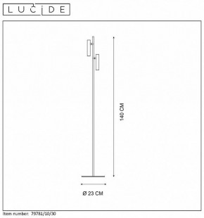 Торшер Lucide Philon 79781/10/30 в Можге - mozhga.mebel24.online | фото 4