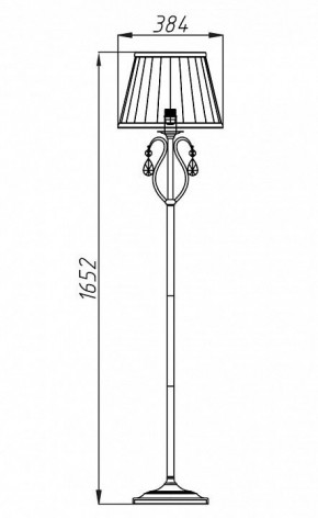 Торшер Maytoni Brionia ARM172-11-G в Можге - mozhga.mebel24.online | фото 2