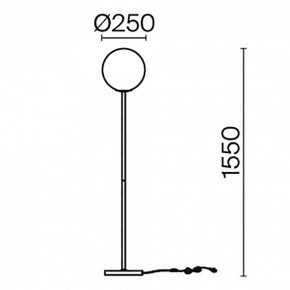 Торшер Maytoni Ring MOD013FL-01B в Можге - mozhga.mebel24.online | фото 4