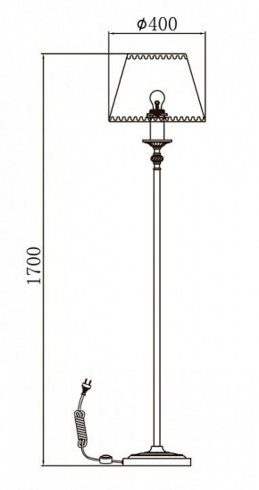 Торшер Maytoni Soffia RC093-FL-01-R в Можге - mozhga.mebel24.online | фото 3