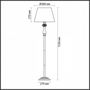 Торшер Odeon Light Gaellori 3393/1F в Можге - mozhga.mebel24.online | фото 3