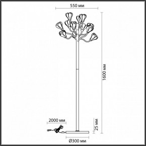 Торшер Odeon Light Gardi 5090/12F в Можге - mozhga.mebel24.online | фото 5