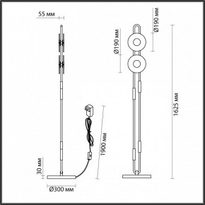 Торшер Odeon Light Magnet 5407/23FL в Можге - mozhga.mebel24.online | фото 4