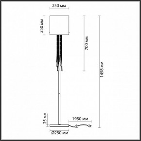 Торшер Odeon Light Nicole 4886/1F в Можге - mozhga.mebel24.online | фото 4