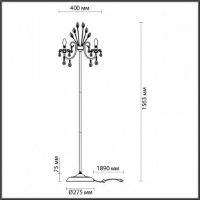 Торшер Odeon Light Versia 4977/3F в Можге - mozhga.mebel24.online | фото 4