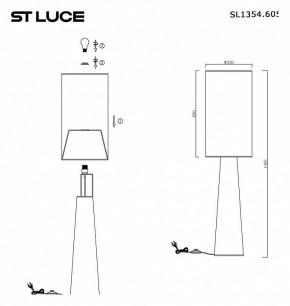 Торшер ST-Luce Jackie SL1354.605.01 в Можге - mozhga.mebel24.online | фото 5