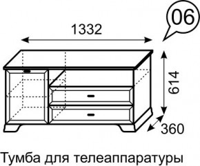 Тумба для телеаппаратуры Венеция 6 бодега в Можге - mozhga.mebel24.online | фото 3