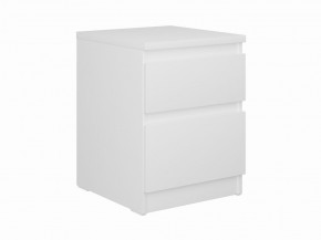 Тумба КАСТОР малая с двумя ящиками, цвет белый в Можге - mozhga.mebel24.online | фото