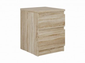 Тумба КАСТОР малая с двумя ящиками, цвет Дуб Сонома в Можге - mozhga.mebel24.online | фото