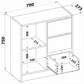 Тумба комбинированная Т-1 в Можге - mozhga.mebel24.online | фото 4