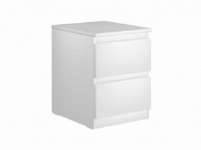 Тумба МАЛЬТА с двумя выдвижными ящиками, цвет белый в Можге - mozhga.mebel24.online | фото