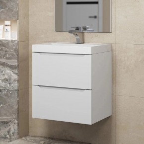 Тумба под раковину Uperwood Tanos 50 см, подвесная, белая матовая в Можге - mozhga.mebel24.online | фото
