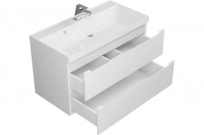 Тумба под раковину Uperwood Tanos 90 см, подвесная, белая матовая в Можге - mozhga.mebel24.online | фото 2