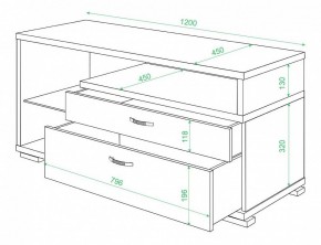 Тумба под ТВ Домино ТК-10 в Можге - mozhga.mebel24.online | фото 2