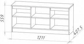 НИЦЦА-9 Тумба под ТВ (НЦ.09) в Можге - mozhga.mebel24.online | фото 2