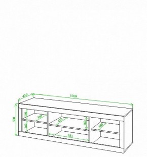 Тумба под ТВ Toivo Кон170 в Можге - mozhga.mebel24.online | фото 2