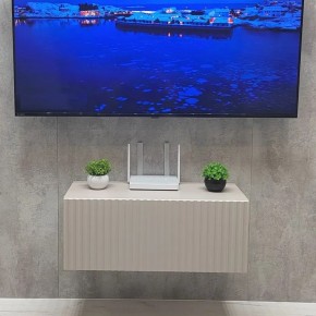Тумба подвесная под ТВ LINES MTV1-MA 750 Бежевый (Леда-М 10.1.5) в Можге - mozhga.mebel24.online | фото 5