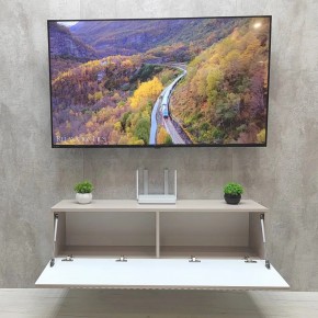 Тумба подвесная под ТВ LINES MTV4-MA 1150 Бежевый (Леда-М 10.1.5) в Можге - mozhga.mebel24.online | фото 3