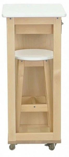 Тумба с табуретом Мебелик в Можге - mozhga.mebel24.online | фото 2