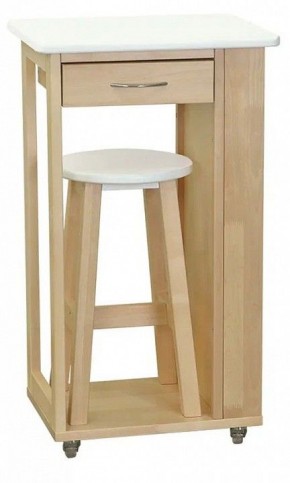 Тумба с табуретом Мебелик в Можге - mozhga.mebel24.online | фото 7