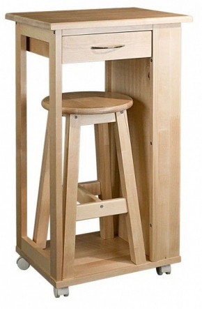 Тумба с табуретом Мебелик в Можге - mozhga.mebel24.online | фото