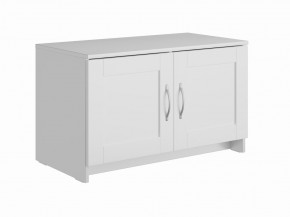 Тумба СИРИУС двухдверная низкая, цвет белый в Можге - mozhga.mebel24.online | фото