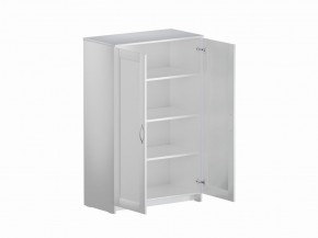 Тумба СИРИУС двухдверная высокая, цвет белый в Можге - mozhga.mebel24.online | фото 3